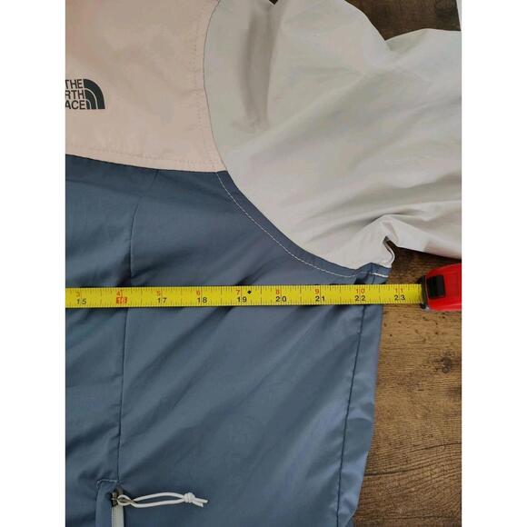 The North Face Colorblock Windwall Women Light Weight Hoodie Zip Up Wind Breaker - Picture 7 of 9